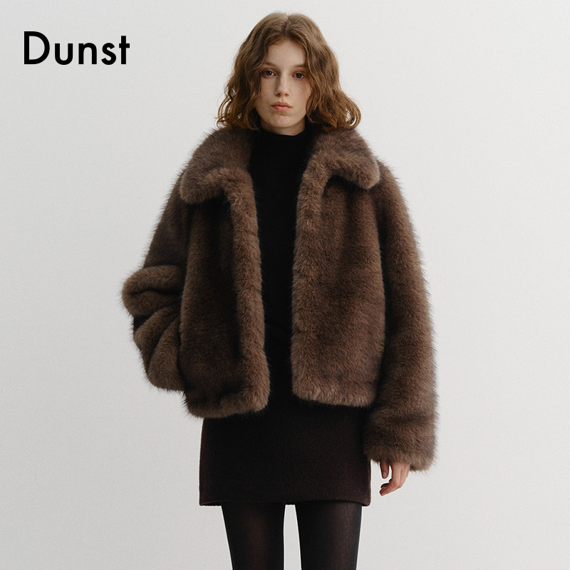 Dunst2025冬季新品女士轻奢时尚高级感仿皮毛短款外套UDJU5D224,女装/女士精品,短外套,淘宝优惠券,粉丝福利购,淘宝优惠卷