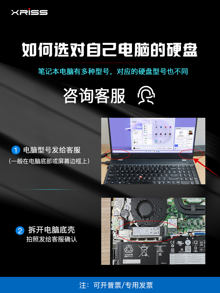 Lenovo ThinkPad SSD Upgrade Kit for P50 P51 P52S P53 - Taobao product photo 4