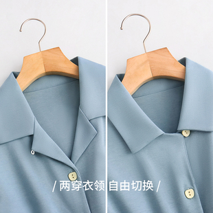 睡袍女士睡衣春秋款秋季浴袍睡裙长款薄款纯棉长袖家居服三件套装