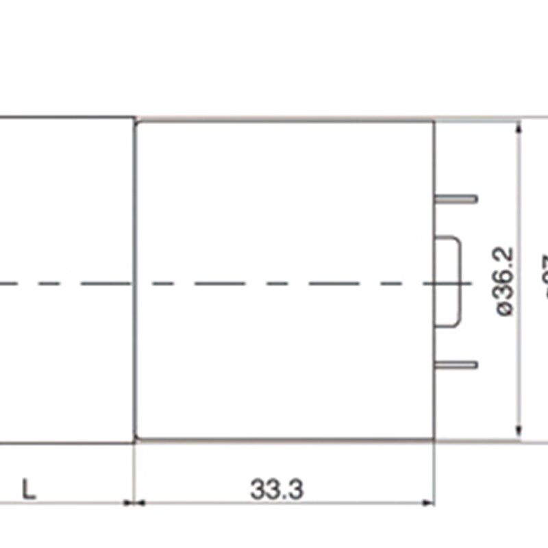 ZGA37RG正心中心出轴12V24V正科电机37mm ZYTD520 37GA 10W