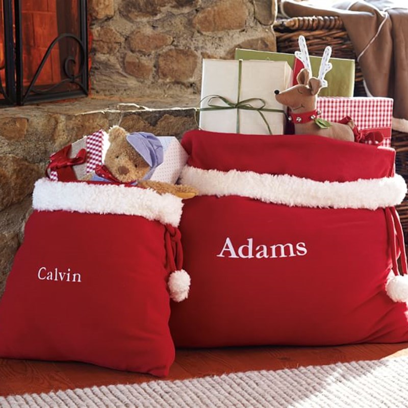 圣诞老人的魔法口袋多款圣诞束口袋礼物袋收纳袋圣诞老人的礼物袋