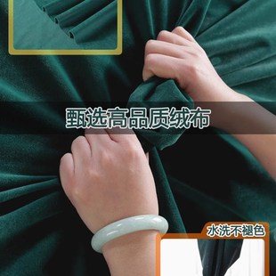 会议桌桌布长方形办公室高级感展会桌裙活动台桌围定制绒布桌套