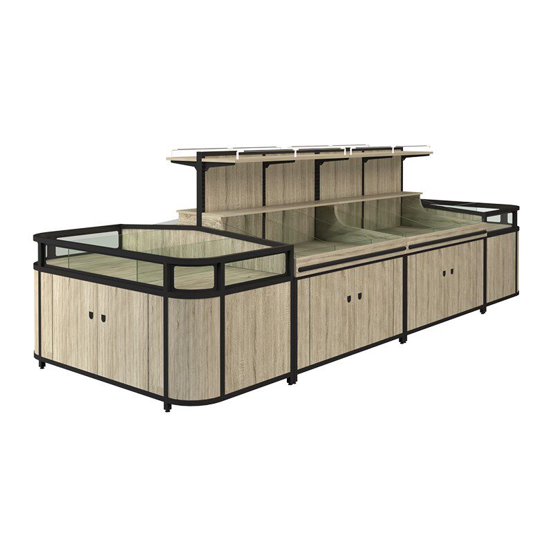 超市干果炒货五谷杂粮展示柜胖东来钢木结合中岛粮油散称零食货架,商业/办公家具,糖果柜/杂粮柜/散装柜,淘宝优惠券,粉丝福利购,淘宝优惠卷