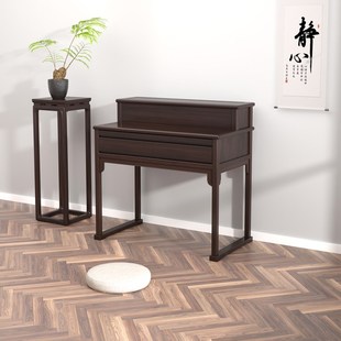 黑胡桃实木关公供桌香案台财神观音香火桌客厅佛台新中式神台供台