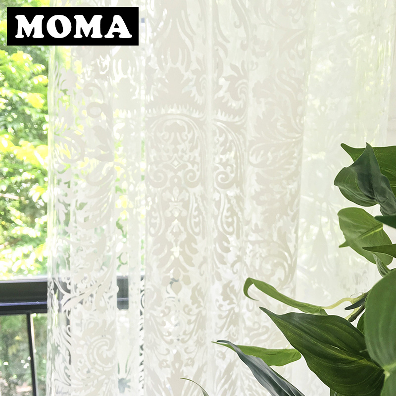 默玛EVA浴帘防水加厚防霉卫生间浴帘布透明帘淋浴帘大马士革纹