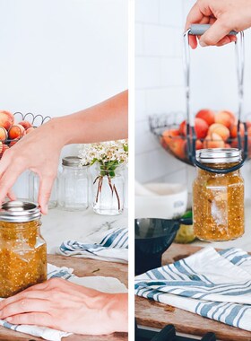 masonjar梅森分享瓶分体盖玻璃密封罐咖啡罐烟丝保湿罐家用果酱瓶