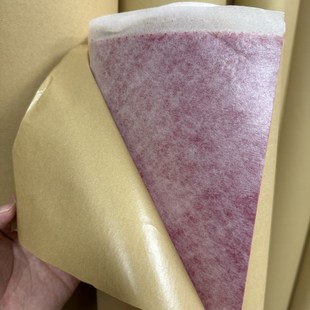 1.2mm红色带背胶自粘绒布家具色板贴不干胶植绒柜台货架加厚加密