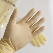天然乳胶手套洗衣服厨房洗碗清洁手套柔软胶皮手套耐用牛筋手套