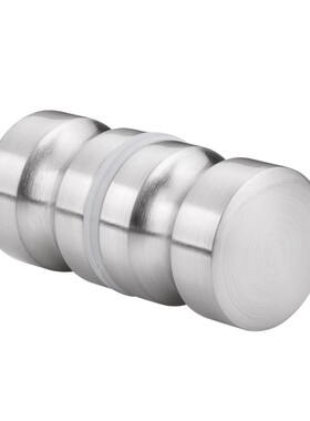 哑黑色实芯玻璃门拉手浴室淋浴房厨房推拉门移门玻璃柜门球型把手