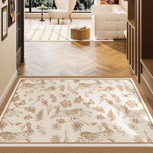 丝圈入户门垫门外门口地垫除尘法式玄关换鞋垫防滑耐脏地毯可裁剪