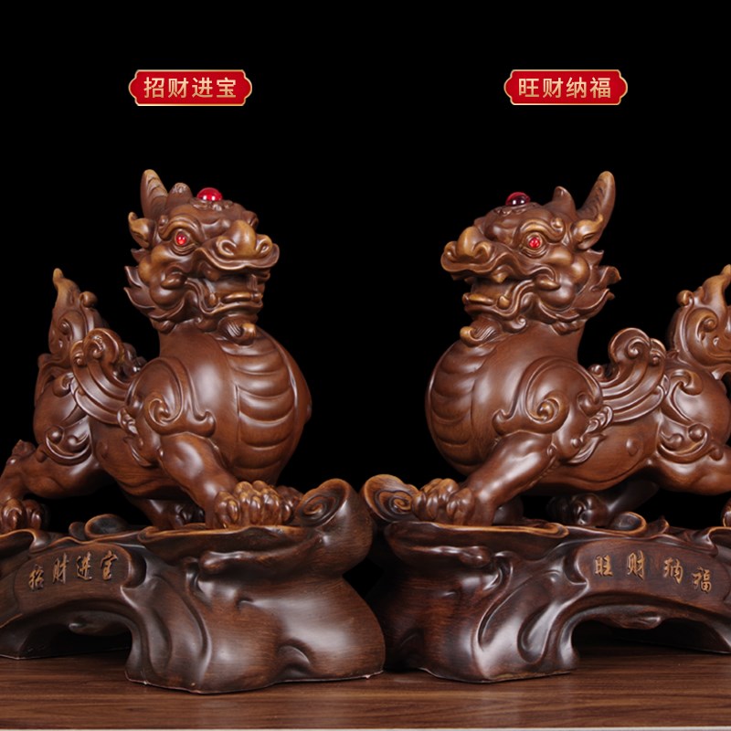 招财纳福貔貅摆件家居皮丘摆设公司店铺开业乔迁办公室装饰品摆设