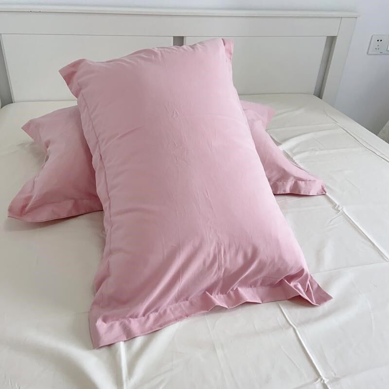 定制订做高端100支长绒棉枕套一对装全纯棉磨毛枕头套子四季通用