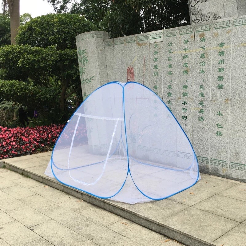 户外蚊帐露营野外免安装便携折叠式蒙古包帐篷旅行学生单人打地铺