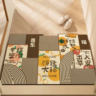 入户门地垫进门脚垫家用门垫防滑丝圈耐脏门口可裁剪pvc门外地毯