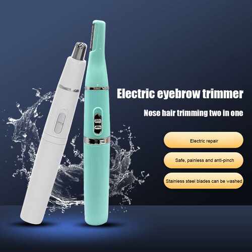 极速2 in 1 Nose Hair Trimmer for Women Men Ear Nose Hair Tri