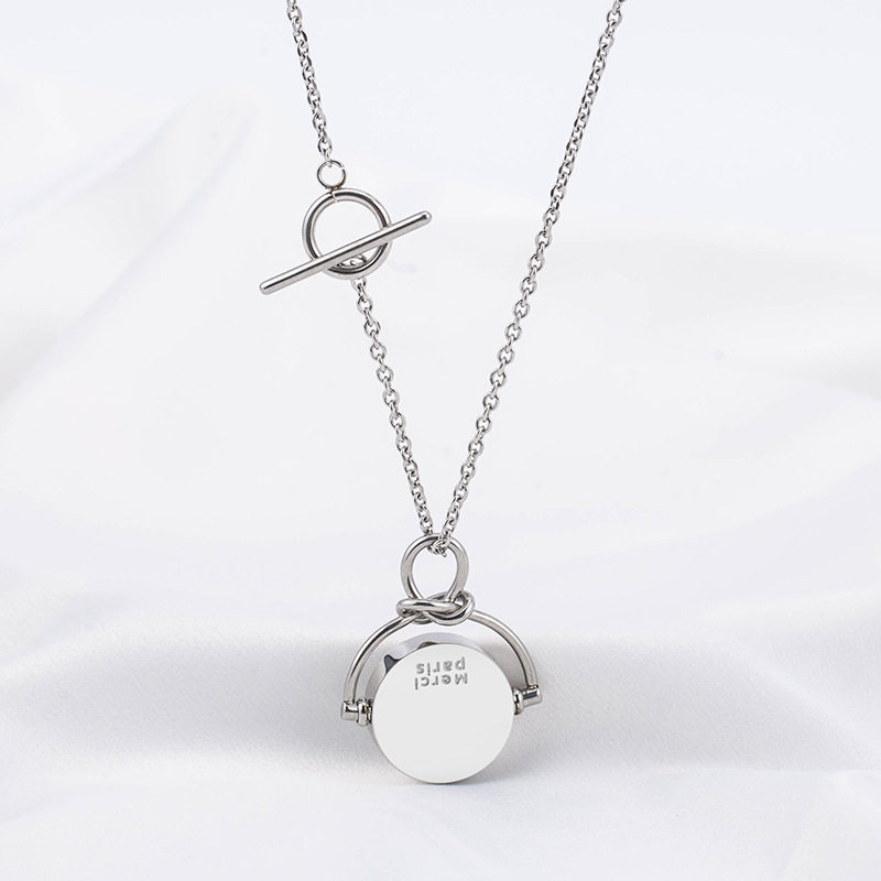 Temperament men and women titanium steel Paris no pity adjus