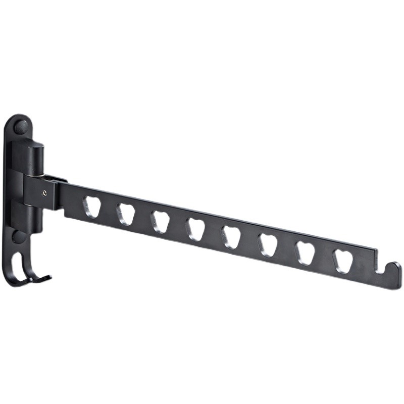 。凉衣墙上晾衣架支撑底座免打孔三角支架壁挂式折叠单杆挂杆窗户