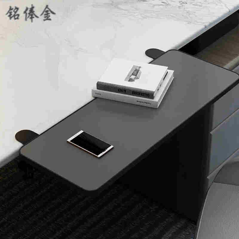 桌面延长板简约桌面延长板免打孔扩展电脑桌键盘延伸加长板托架