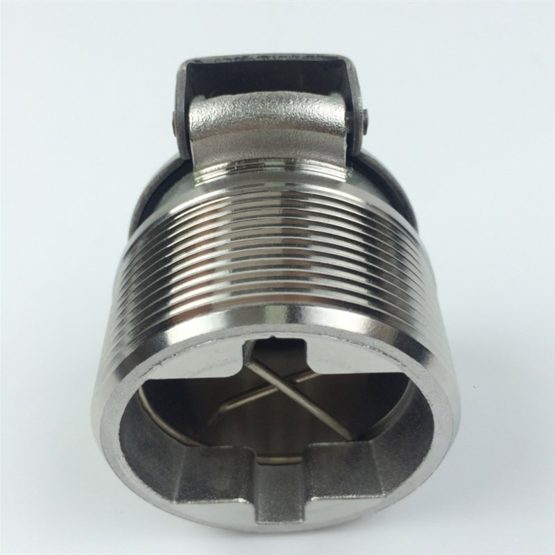 极速真空管道末端配件自动闭合式DN50墙式吸尘阀口