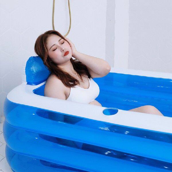 Newly Hot Tub Couple Bath Barrel Thick 3 Layer Double