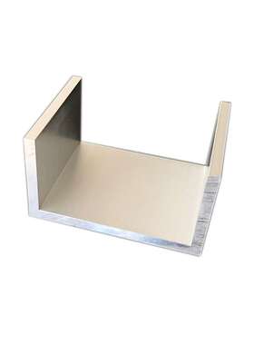 铝合金槽铝130x70x8mm氧化槽铝 内径114mm槽铝挤型材料 U型槽铝