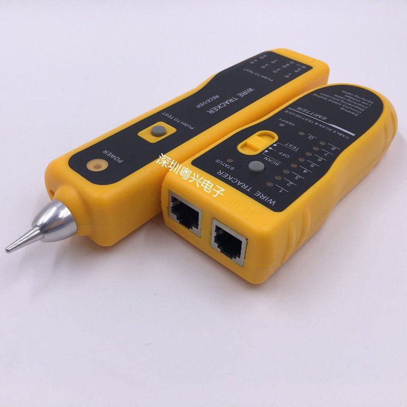 极速JW360寻线仪 发射器+接收器 网线寻线器查线仪 电话线正@品