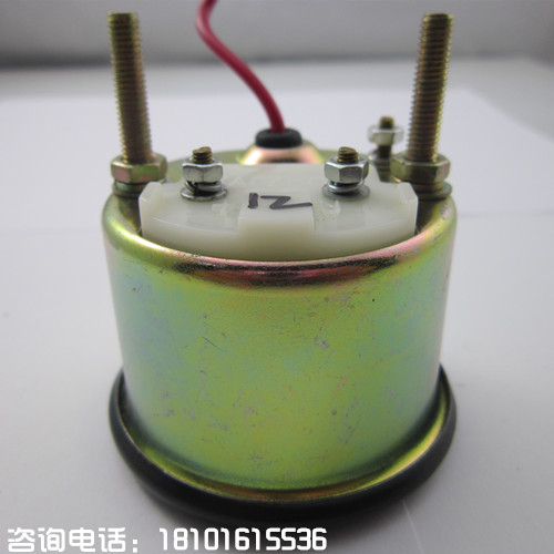 油压表电磁式12/24V柴油发电机组引擎油压力表柴油机电子油压表