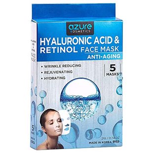 AZURE Hyaluronic Acid & Retinol Anti Aging Facial Mask - Rej