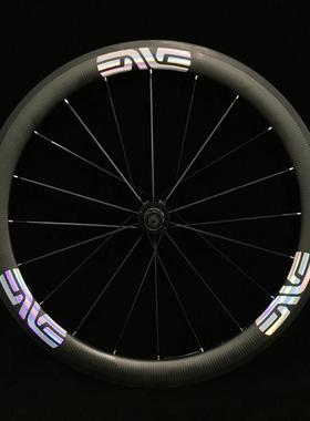 EVNE SES镭射轮组贴纸公路车死飞碳刀铝刀圈轮圈反光电镀炫彩装逼