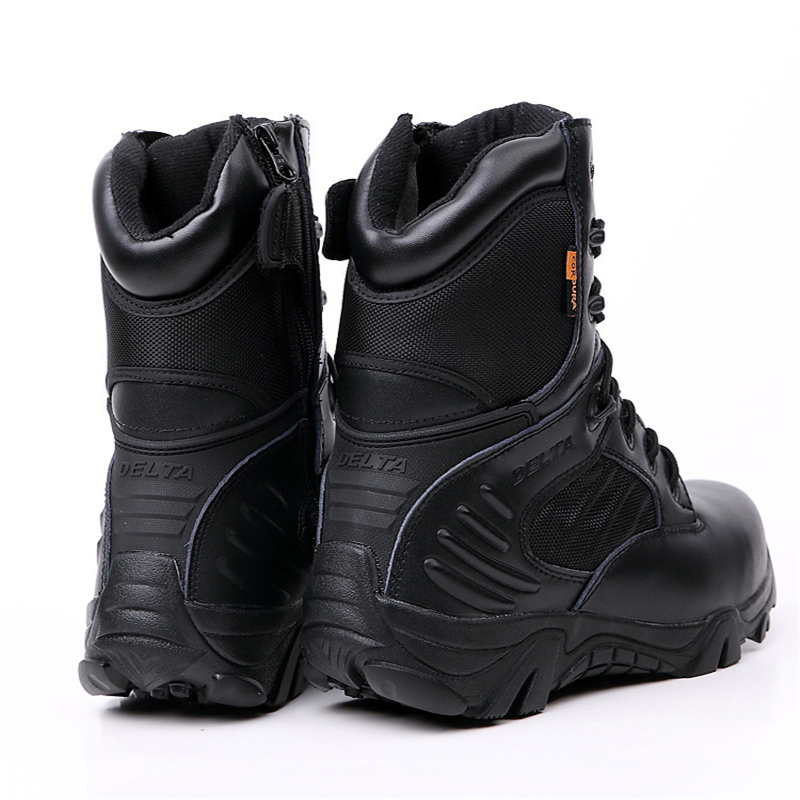 Men Delta Tactical Boots Leather High Performance Waterproof