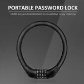 Lock Road Anti 4Digit Bicycle Mountain theft Password Bike