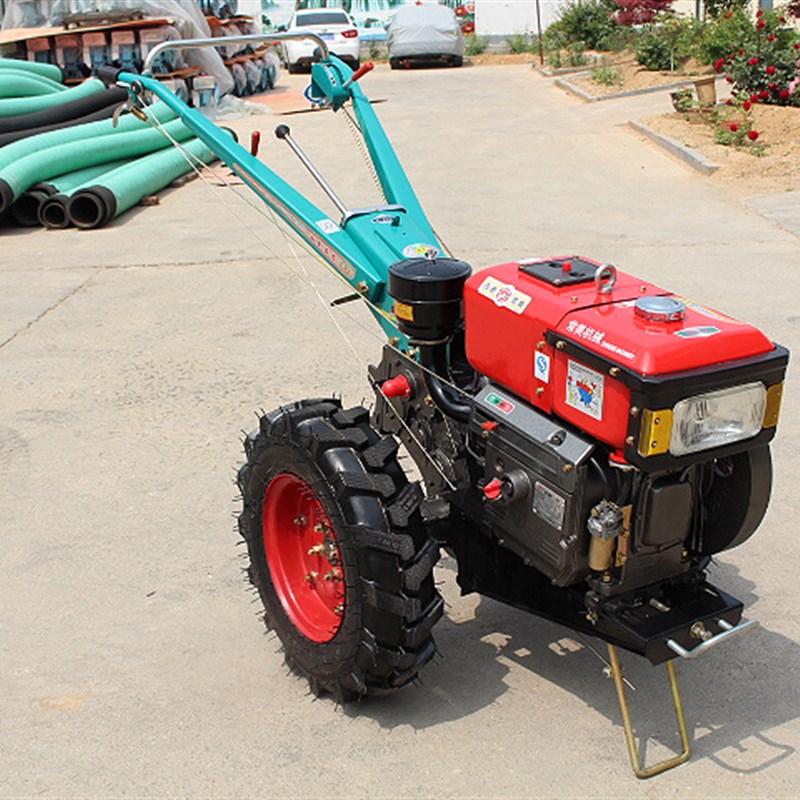 手扶拖拉机开沟机小型农用旋耕机葡萄埋藤机回填机起垄器犁除草轮