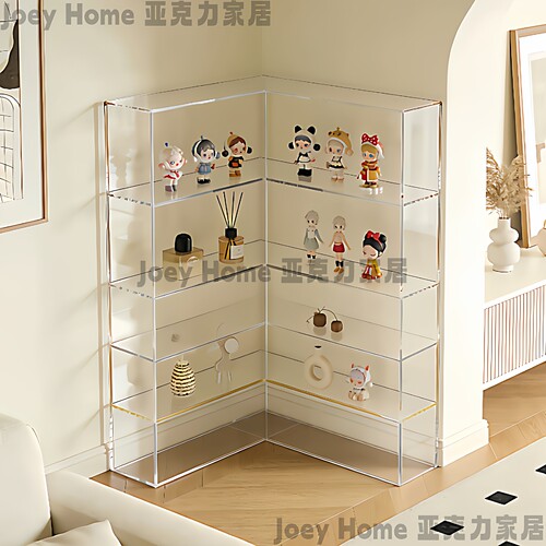 亚克力转角多层手办化妆收纳柜