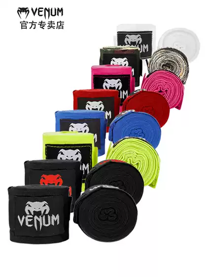 Venum Venom Boxing Bandage Straps for Men and Women, Martial Arts, Muay Thai, Hand Wraps, Sports Protective Gear, Elastic Hand Wraps