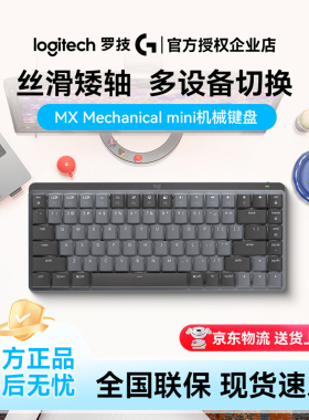 罗技MX Mechanical mini无线机械键盘蓝牙笔记本台式电脑办公通用