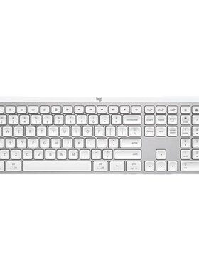 罗技MX Keys S For Mac无线蓝牙办公键盘笔记本台式电脑可充电