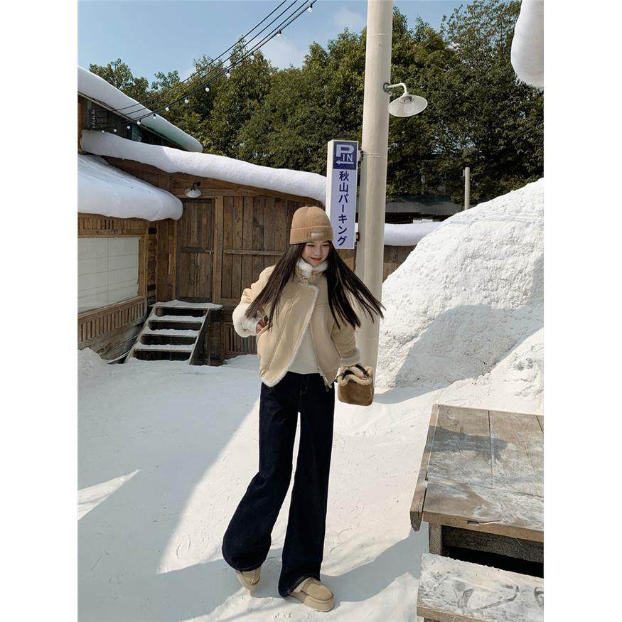 切糕自制【摩根雪夜】小个子秋冬女设计感保暖麂皮一体加绒外套,个性定制/设计服务/DIY,棉服工装,淘宝优惠券,粉丝福利购,淘宝优惠卷