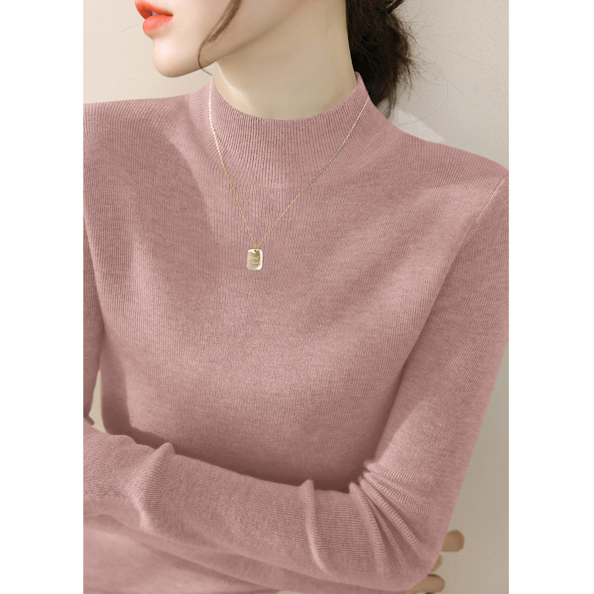 2025年打底内搭毛衣显瘦百搭女装秋冬季新款半高领长袖修身针织衫,个性定制/设计服务/DIY,棉服工装,淘宝优惠券,粉丝福利购,淘宝优惠卷