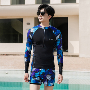 男生上衣专业游泳馆专用速干温泉泳装 游泳裤 200斤 游泳衣男士 大码