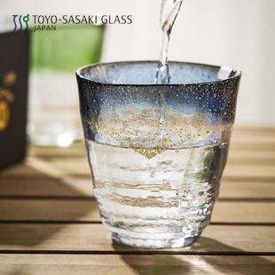 原装进口 东洋佐佐木 耐热耐腐蚀 和风金箔温酒杯 情侣对杯礼盒装