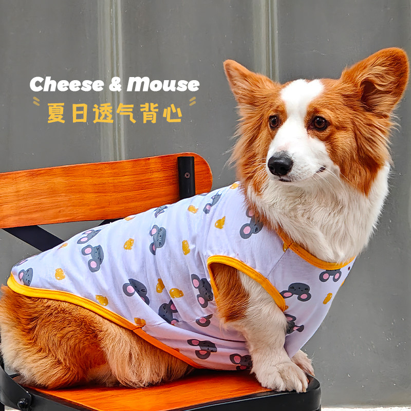 柯基宠物小狗狗衣服凉凉夏天薄款背心大中小型犬防晒2025新款夏季