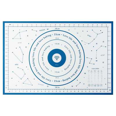 极速Silicone kneading pad kitchen pad baking belt scale thic