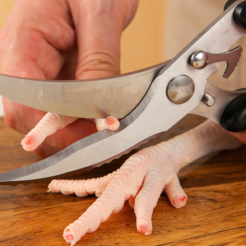 厨房食用剪刀304不锈钢剪刀厨房专用可以剪骨头的剪刀厨房鸡骨剪