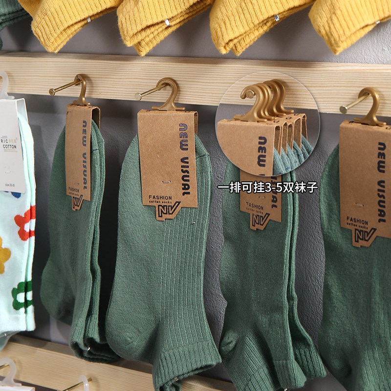 木质袜子架子展示架挂袜子的上墙墙面童装店店铺摆摊成人陈列货架