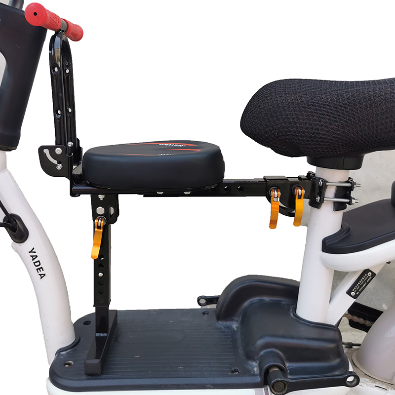 电动车儿童坐椅前置电瓶车宝宝座椅小孩前座婴儿安全椅子粗管脚踏