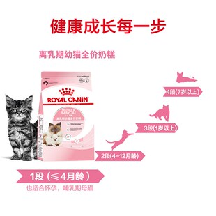 皇家猫粮BK34离乳期幼猫全价奶糕400G孕猫及1-4月龄英短美短主食