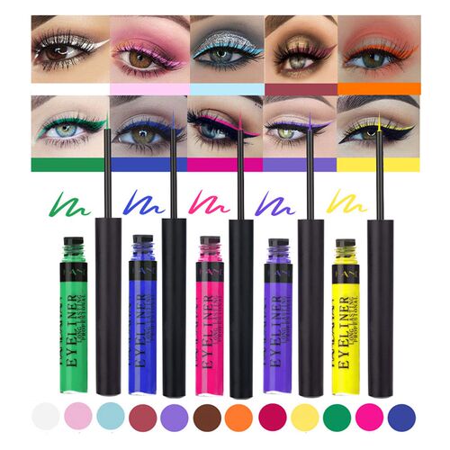 极速Colorful Eyeliner Pen Eyes Makeup Waterproof Liquid Eye