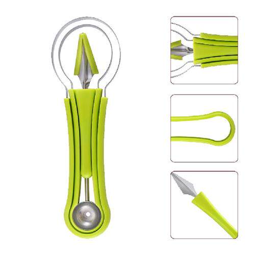 极速1 set of Cantaloupe Scooper Fruit Digging Scoop Chef Bal