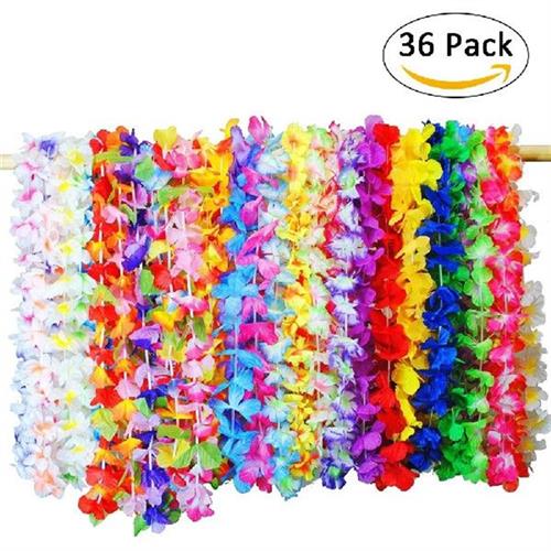 Hawaii 36 Colors Party Flower Wreath Emulational Flower
