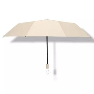 直销新款全自动三折雨伞黑胶防晒遮阳伞女晴雨两用防紫外线广告太